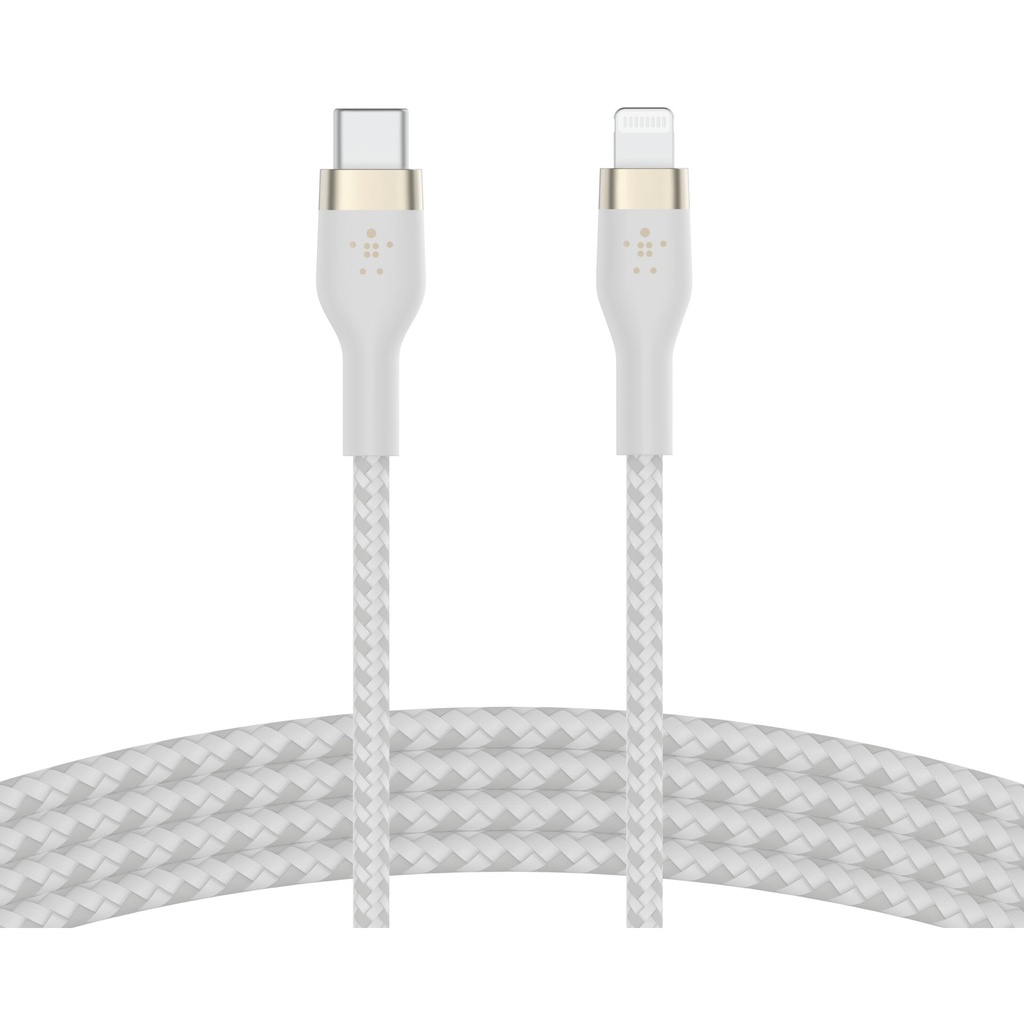 Belkin Flex Lightning/USB-C 15W 2m mfi. cert. white CAA011bt2MWH