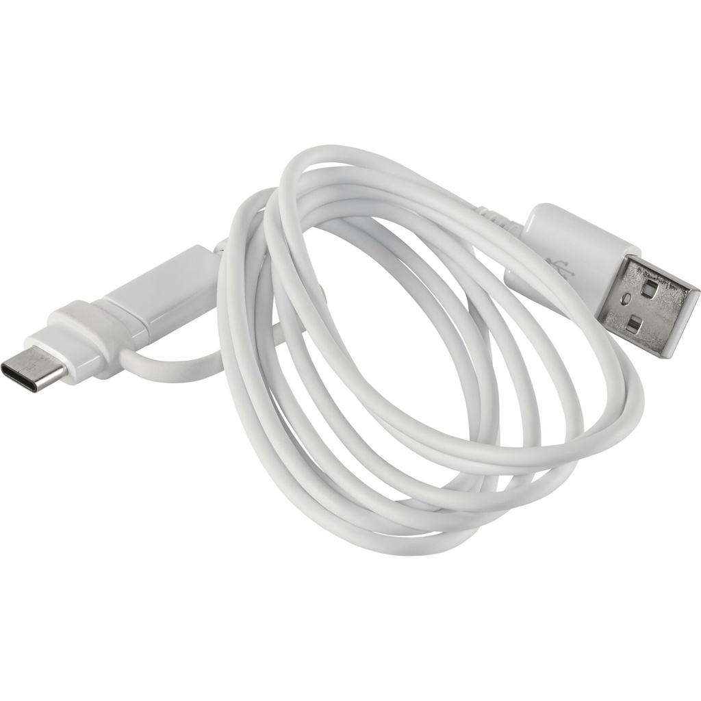 Samsung Datenkabel Micro-USB zu USB-A inkl USB-C Adapter - bulk
