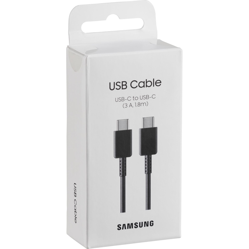 Samsung USB-C zu USB-C Kabel EP-DX310 (3A) 1,8m Black - bulk
