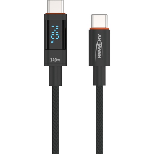 [826618] Ansmann USB-C/USB-C Cable 120cm > 140 Watt Power Del.  1700-0176