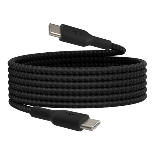 [889023] Belkin BOOST CHARGE braided Cab. USB-C/USB-C 2m bl.  CAB004bt2MBK