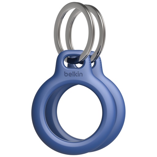 [700079] 1x2 Belkin Key Ring for Apple AirTag, blue MSC002btBL