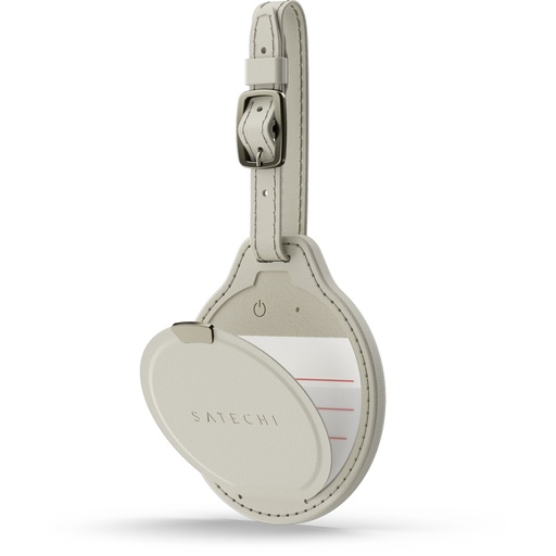 [166765] Satechi Vegan-Leather FindAll Luggage Tag Sand