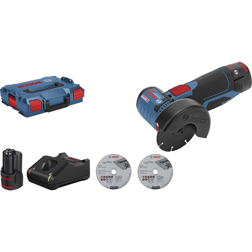 [460280] Bosch GWS 12V-76, 2x GBA 12V 3.0 Cordless Angle Grinder