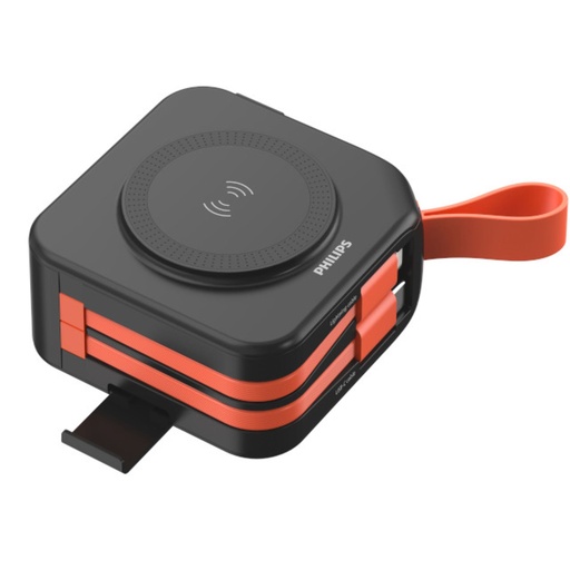 [113621] Philips Powerbank 10000mAh mit Reiseadapter