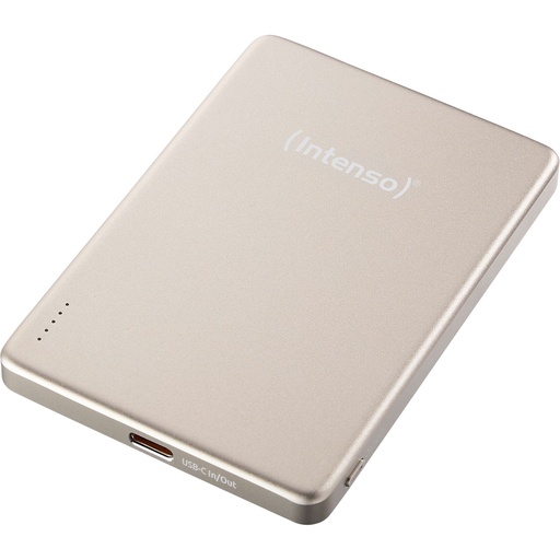 [192231] Intenso Powerbank MW5000 champa. 5000 mAh magnetic wireless
