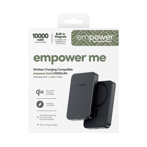 [198286] PanzerGlass empower Powerbank 10000mAh Space Black