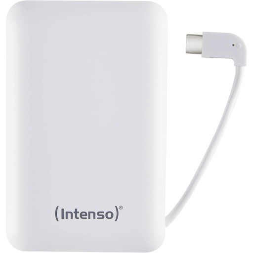 [579721] Intenso Powerbank XC10000 white +USB-A to Type-C Cable 10000 mAh