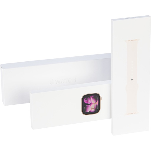 [195976] Apple Watch 11 42mm GPS Alu S/M Sport Band rose gold/light blush