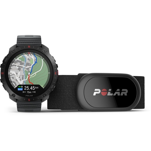 [109876] Polar Grit X2 Pro HR S-L Black