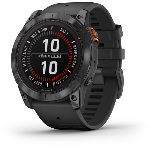 [816125] Garmin Fenix 7X Pro Solar (26mm) slate grey / black