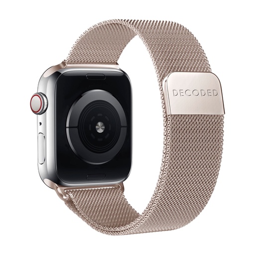 [864152] Decoded Milanaise Traction Strap 44/45/46/49mm Matte Gold