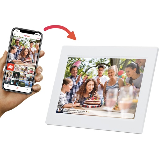 [702116] Denver Frameo PFF-1015 white 25,4cm (10,1 ) 16GB