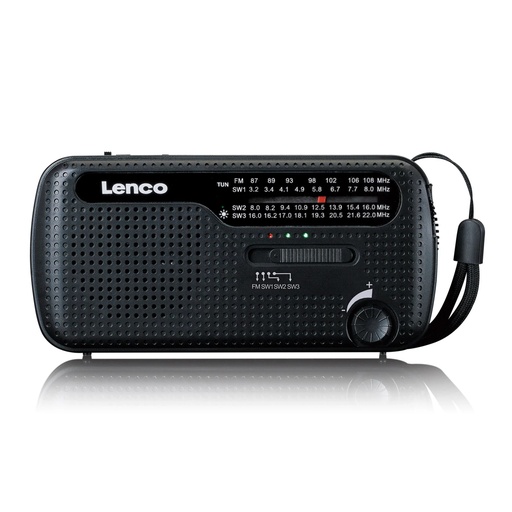 [116155] Lenco MCR-113BK Solar black