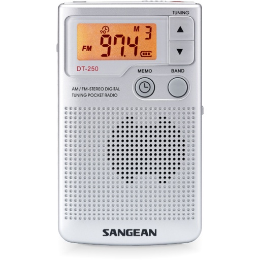 [200526] Sangean DT-250 (Pocket 250) Silver
