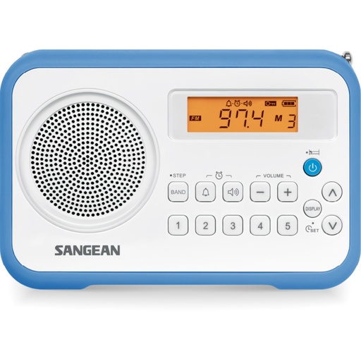 [200561] Sangean PR-D18 (Traveller 180) White/Blue