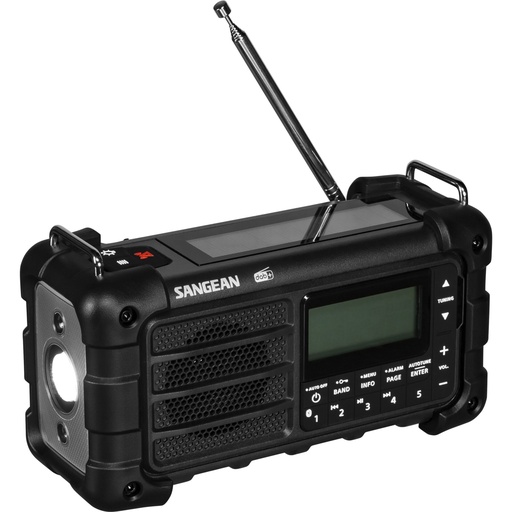 [762155] Sangean MMR-99 DAB black Emergency/Crank/Solar Radio
