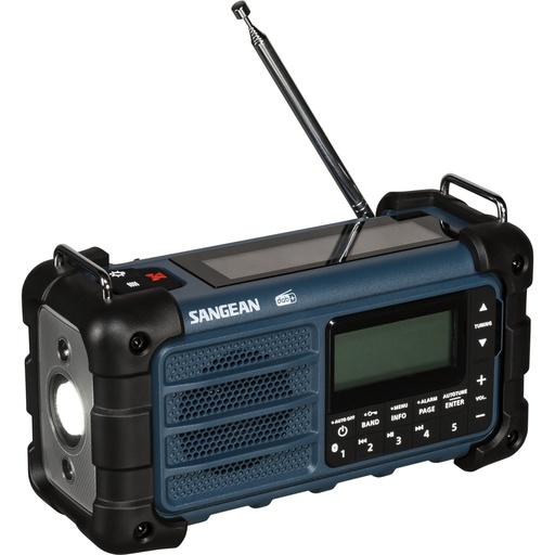 [762162] Sangean MMR-99 DAB blue Emergency/Crank/Solar Radio
