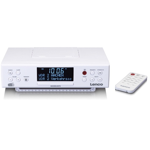 [784009] Lenco KCR-190 white