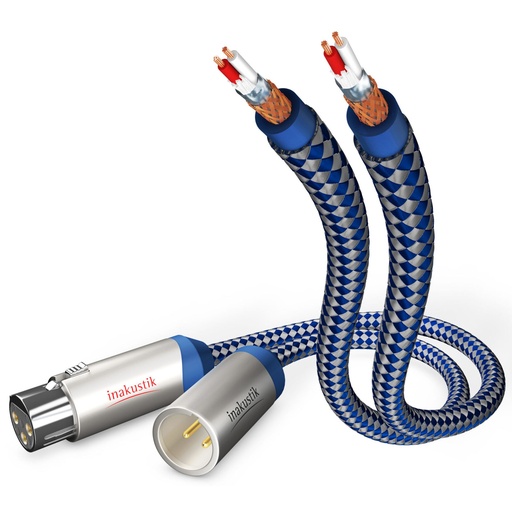 [774314] in-acustic Premium Audio Cable XLR - XLR 0,75m         00405007