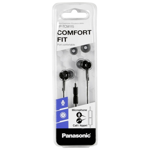 [387025] Panasonic RP-TCM115E-K black