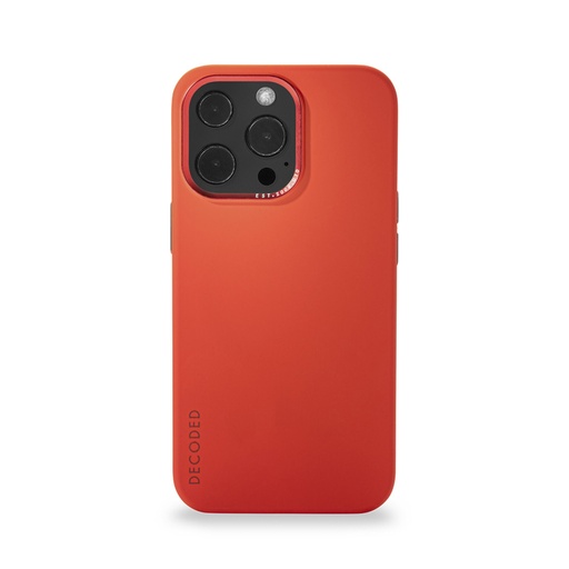 [670455] Decoded Silicone Backcover iPhone 13 Pro Max Brick Red