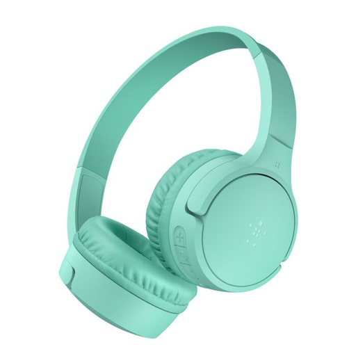 [166156] Belkin Soundform Mini BT On-Ear Kids HP. USB-C mint AUD002hqMNV3