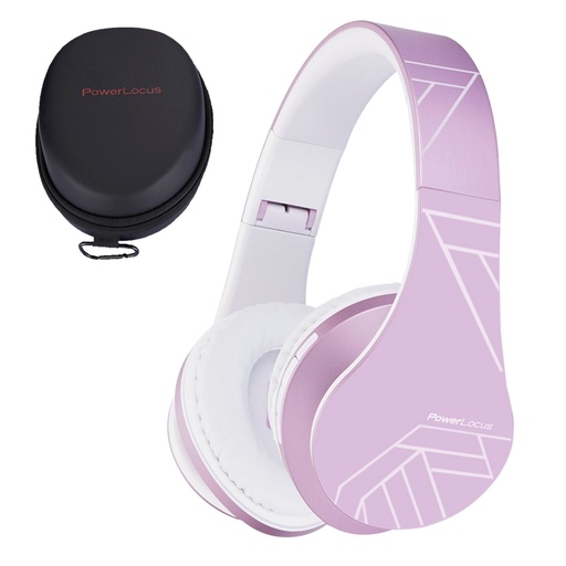 [187163] PowerLocus P2 Kids Headphones purple/white