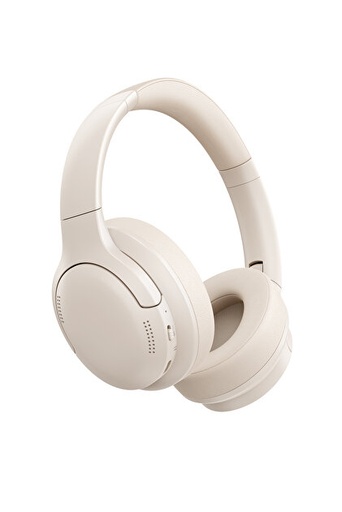 [214400] Baseus Bass BH1 Lite Wireless Headphones Starlight Off-White