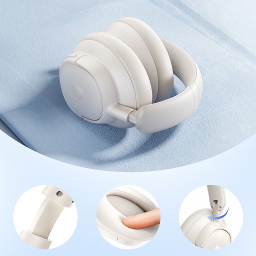 [214407] Baseus Bass BH1 NC Wireless ANC Starlight Off-White