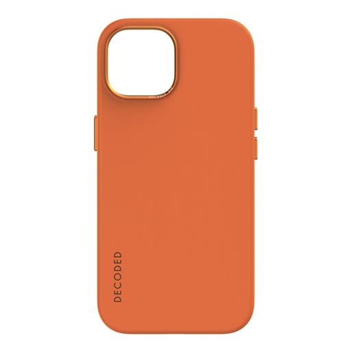 [815642] Decoded AntiMicrobial Silicone Backcover iPhone 15 Plus Apricot