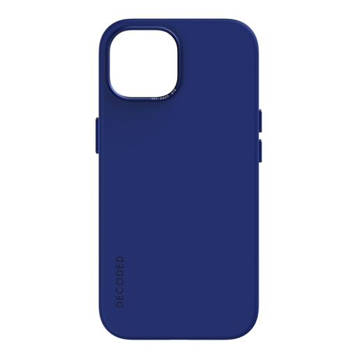 [815656] Decoded AntiMicrobial Silicone Backcover iP 15 Plus Gal Blue