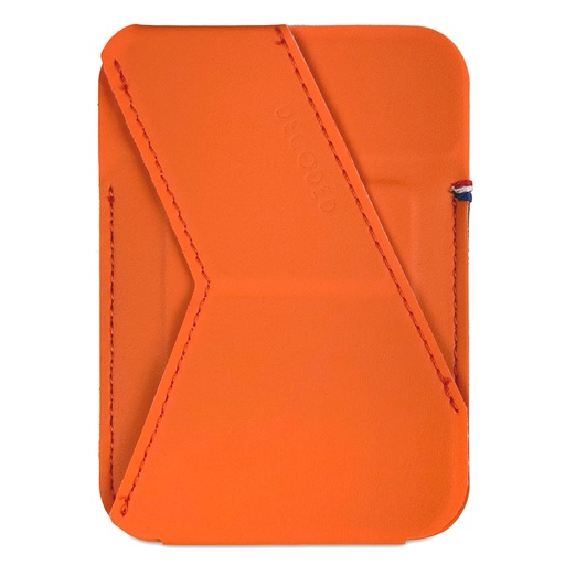 [815712] Decoded Silicone MagSafe Card Stand Sleeve Apricot Crush