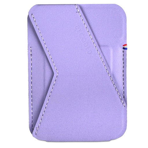 [815719] Decoded Silicone MagSafe Card Stand Sleeve Dig. Lavender
