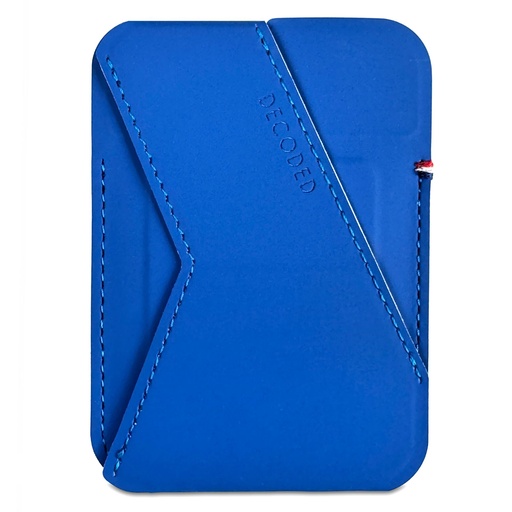 [815726] Decoded Silicone MagSafe Card Stand Sleeve Galactic Blue