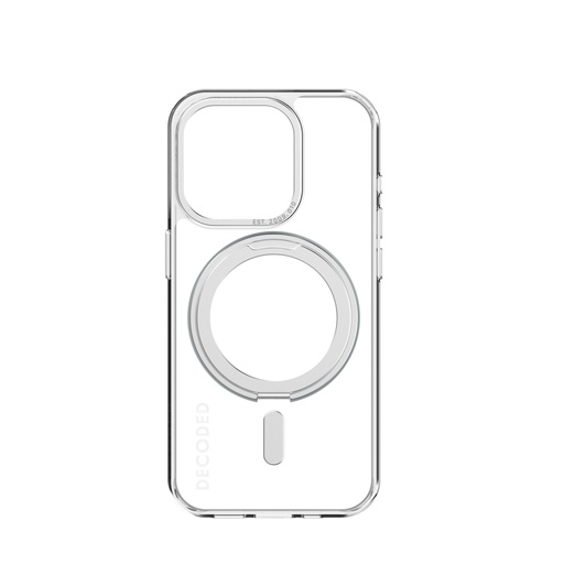 [815775] Decoded Recycled Plastic Loop Stand BackCover iP15 Pro Trans.