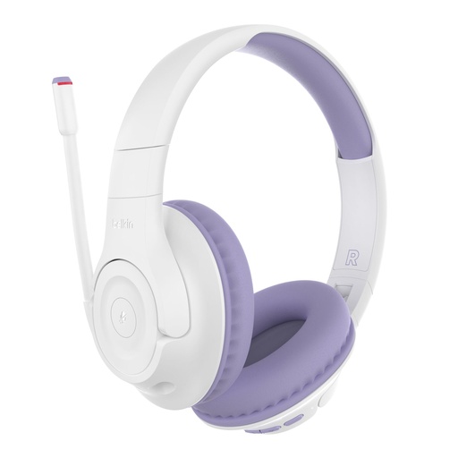 [823139] Belkin Soundform Inspirer On-Ear Kids Headset BT white/lavender