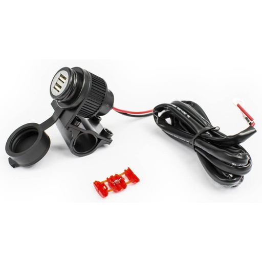 [826520] Midland Duo USB Socket, Car, Motorcycle, Boat