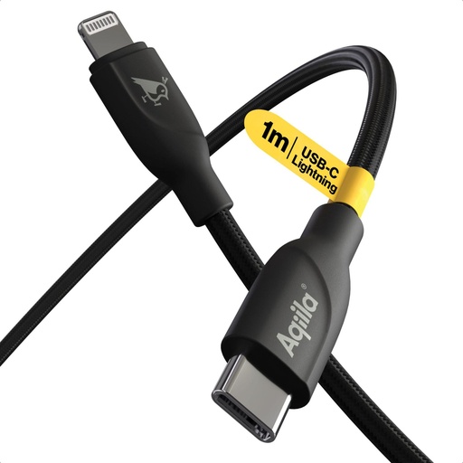 [128629] Aqiila Cablebird CB21 Char-/Sync Cable 30W Type C Lightning 1m