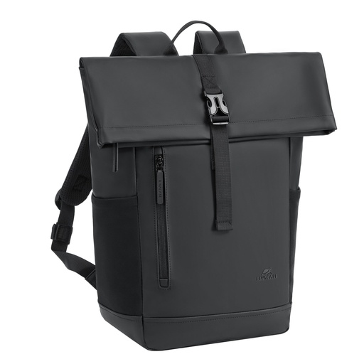 [204719] Rivacase 7826 Eden Rucksack 14  ECO schwarz roll-top