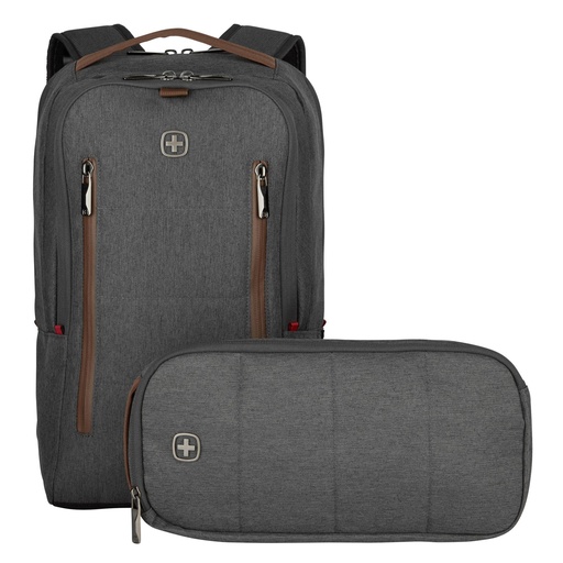 [452510] Wenger City Upgrade Notebook Backpack 16  Grey