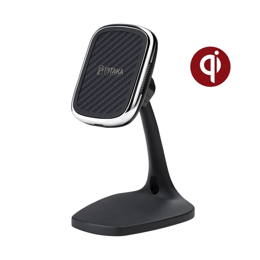 [574912] Pitaka MagEzMount Qi DeskTop Black