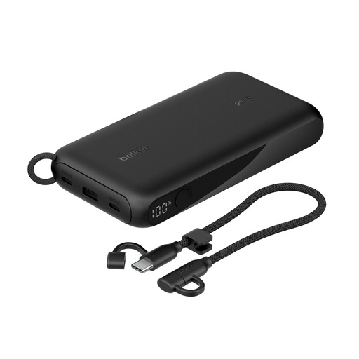 [173464] Belkin Powerbank 20.000mAh black Display PD 20W USB-C BPB028hqBK