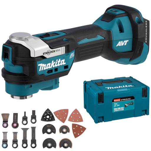 [856963] Makita DTM52ZJX2 Cordless Multitool