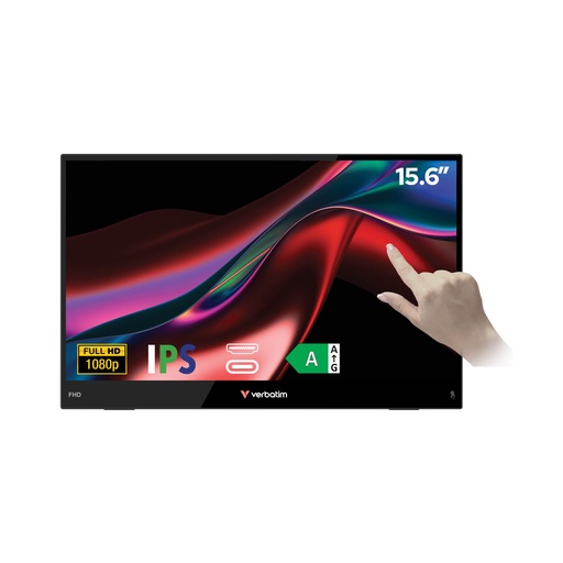 [202136] Verbatim PMT-15 Full HD Touch Monitor LIGHT