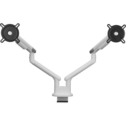 [104157] One for All Monitor Mount Design Dual White        DM 7220