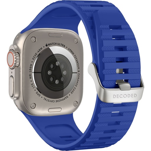 [869339] Decoded Silicone Ultra Traction Strap 42/44/45/49mm Galc  Blue