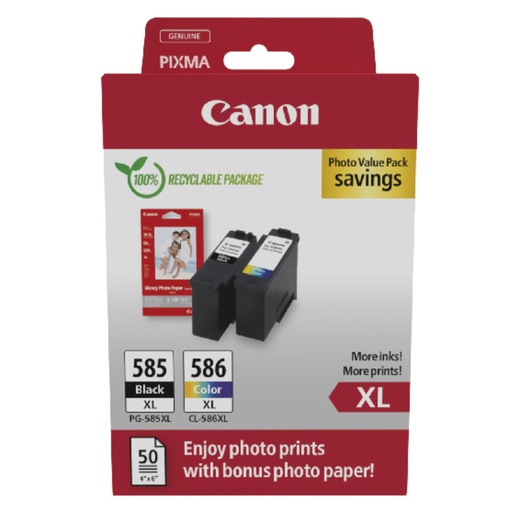 [102190] Canon PG-585 XL / CL-586 XL Photo Value Pack