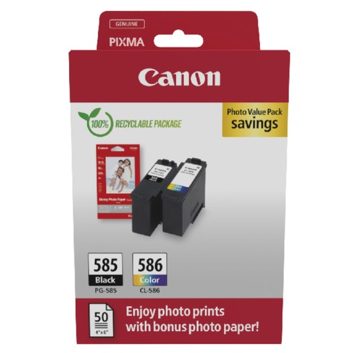 [102197] Canon PG-585 / CL-586 Photo Value Pack