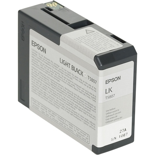 [127911] Epson ink cartridge light black T 580  80 ml              T 5807